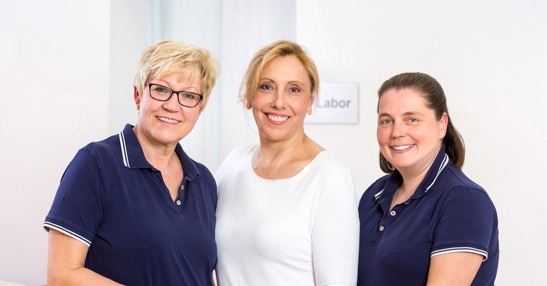 Hausarztpraxis Carmen Krüger Teamfoto